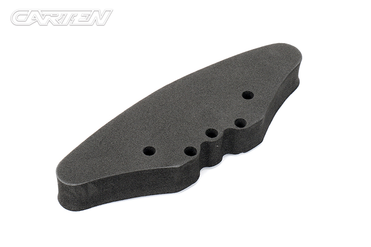 CARTEN 1/10电房T410配件 前防撞海绵 NHA412