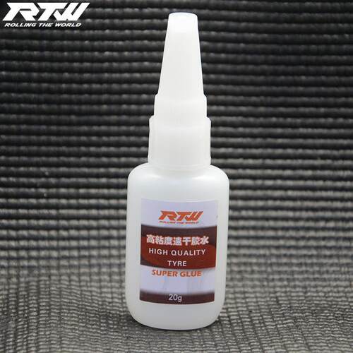 RTW模型车轮胎胶轮胎专用胶水171速干胶RC车模粘胎胶水渗透力强