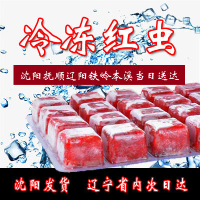红虫冰冻牛心汉堡丰年虾赤红线虫罗汉鱼食七彩神仙鱼粮鱼饲料鱼食 - 封面
