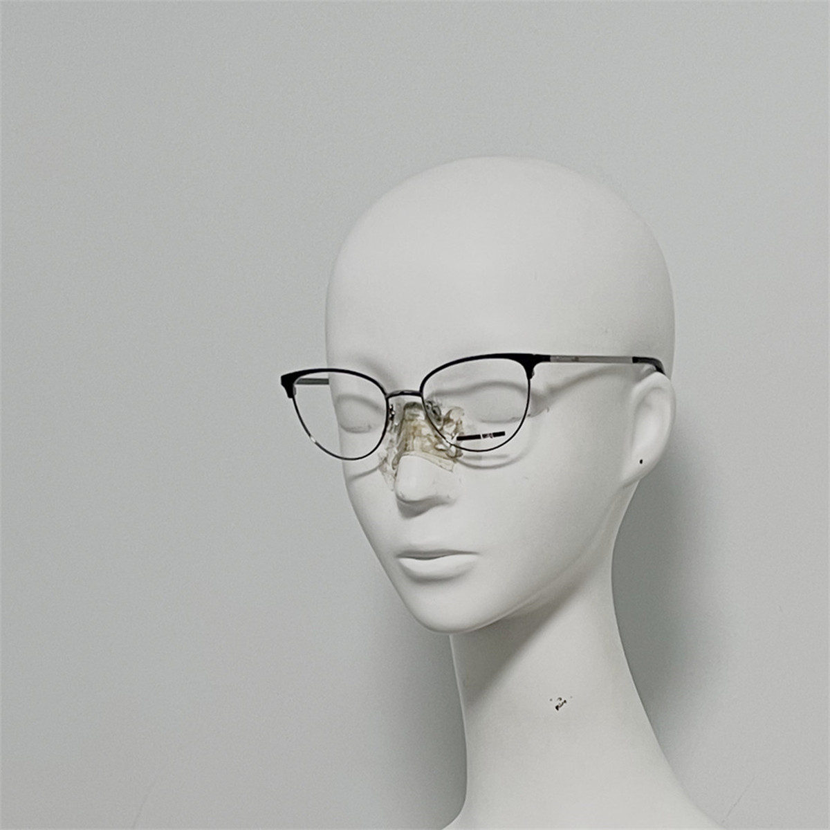 MQ0293 英伦鬼才设计师 金属撞色款眼镜 光学镜近视镜 小框猫眼款