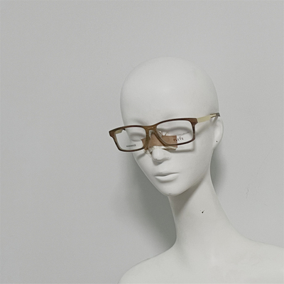 FL030 NORN-A C951 074 纯水牛角配钛金属眼镜 大框修脸光学镜