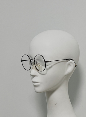 TF5595 男女超大圆框光学镜 大框修脸眼镜 撞色装饰镜 样板 样品