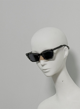 BK21-2 日裔设计师复杂款太阳镜意产订制进口花料板材墨镜 框中框