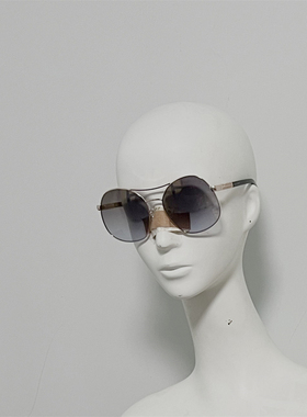 GM0807 猜高端系列 女式金属大框修脸眼镜 双梁复古太阳镜 墨镜