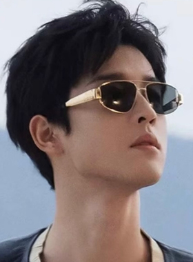 C和L 40281 男女金属双梁款复古太阳镜 墨镜 25年新款 明星款 INS