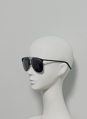 SL279 男女大框修脸太阳镜 复古双梁墨镜 钛金属鼻托 老款 福利