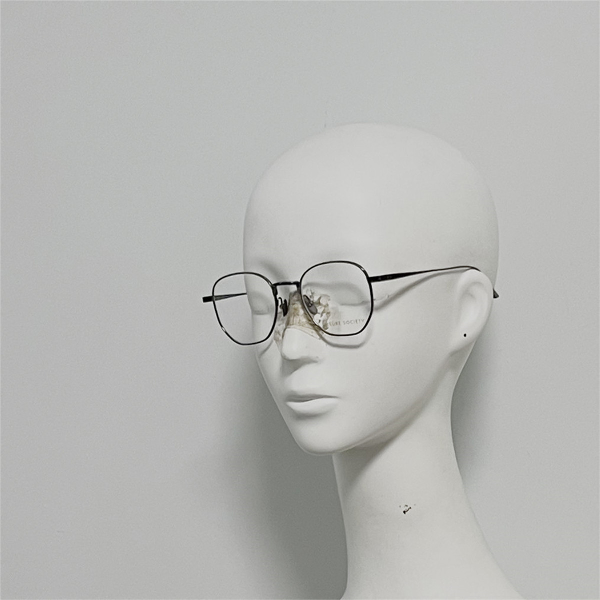 W-ONE 英伦皇家御用 方圆框雕花钛金属超轻 装饰镜 近视镜 25新款