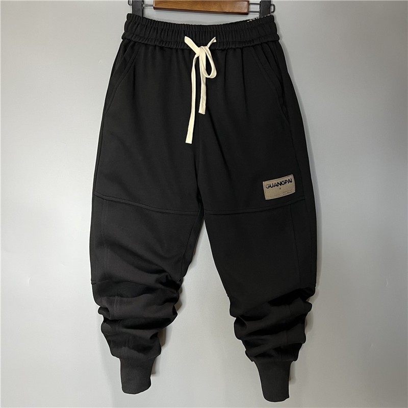 秋冬大码运动裤卫裤男士哈伦宽松百搭休闲松紧腰弹力小脚束口长裤,男装,卫裤,淘宝优惠券,粉丝福利购,淘宝优惠卷