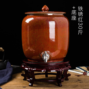 带龙头储水罐大号 20升 景德镇陶瓷水缸水桶饮水机茶壶家用10