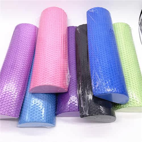 EVA泡沫轴半圆瑜伽柱平衡棒月牙款半圆柱舞蹈按摩普拉提枕头