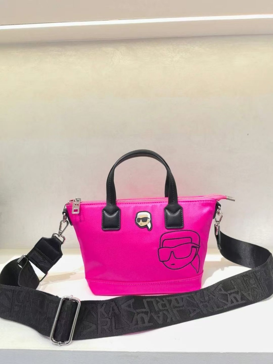 thumbnail for 2025 Women's Bag Nylon Tote Shoulder Crossbody Bag Size 20 17 10