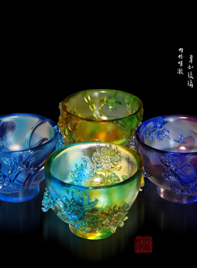 琉璃摆件艺术品结婚礼物