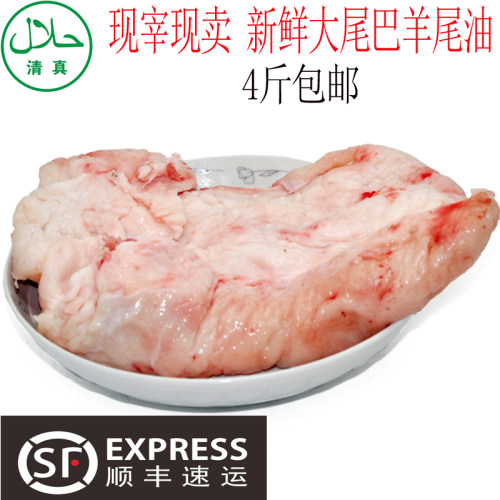 清真新鲜尾巴羊尾油羊肉火锅