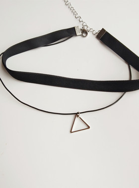 choker双层颈链原宿日韩风项圈