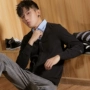 Áo len nam mùa thu 2019 - Cardigan quần áo thể thao