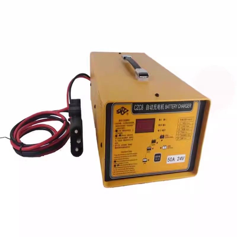 施能CZC7叉车智能充电器24V40A全电动堆高车搬运车自动充电机