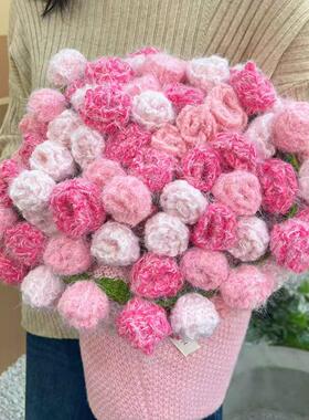 成品玫瑰花束毯子披肩送女友闺蜜节日七夕生日结婚惊喜仪式感礼物