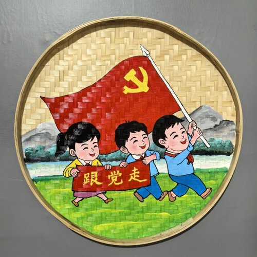 网红田园新农村定制墙壁广告装饰