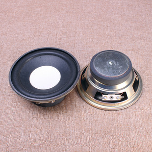 102mm低音喇叭4欧10W 多媒体有源音箱DIY低音炮单元无边4寸扬声器