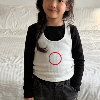 儿童针织弹力套头马甲 MATILDA韩国南大门童装25冬款中大女童986