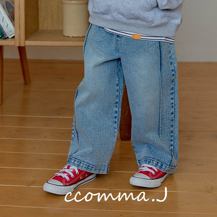 男童时尚宽松牛仔裤 ccommaj韩国代购进口童装26春款儿童长裤512