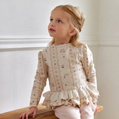 26春款 可爱蕾丝边印花T恤ROA韩国南大门代购 童装 儿童女童上衣079