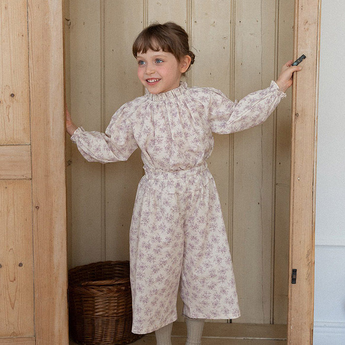 洋气碎花衬衫裤子套装perrobebe韩国代购进口童装26春款女童5201,童装/婴儿装/亲子装,套装,淘宝优惠券,粉丝福利购,淘宝优惠卷