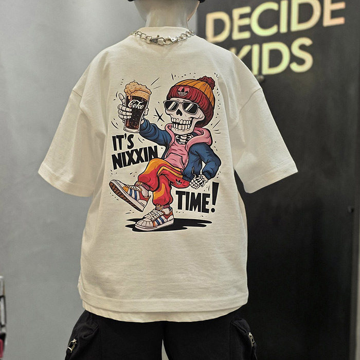 儿童时尚宽松短袖T恤 Decide韩国代购进口童装26春款中大男童921