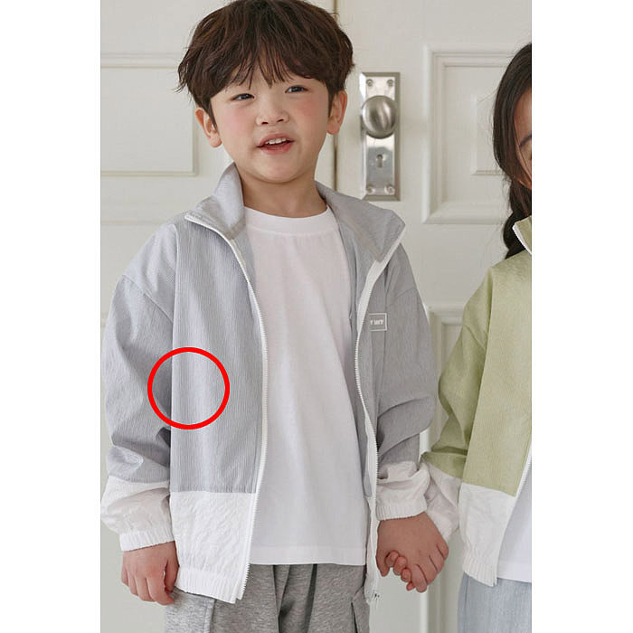 儿童时尚拼接立领防风外套 SAYHEY韩国代购童装26春款中大男女童