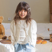 代购 刺绣开衫 外套MilkPowder韩国南大门童装 26春儿童女童夹克542