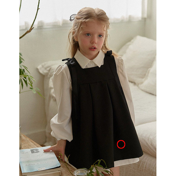 公主系带背心连衣裙 berry韩国南大门童装代购26春款儿童女童040