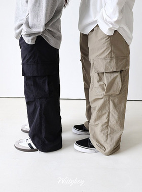 儿童保暖休闲工装裤 WITTY韩国进口童装25冬款中大男女童长裤824