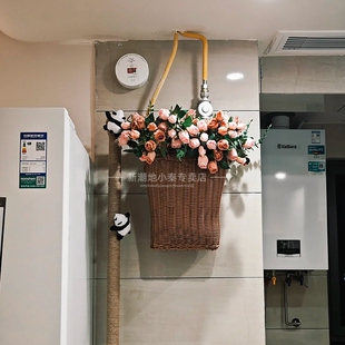 新款天燃气然气煤气表美化遮丑厨房气表箱遮丑改造水管遮挡装饰