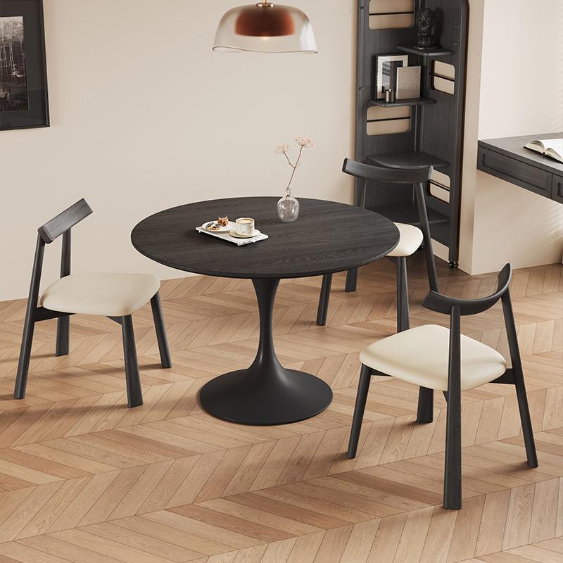 圆桌意式岩板圆形餐桌