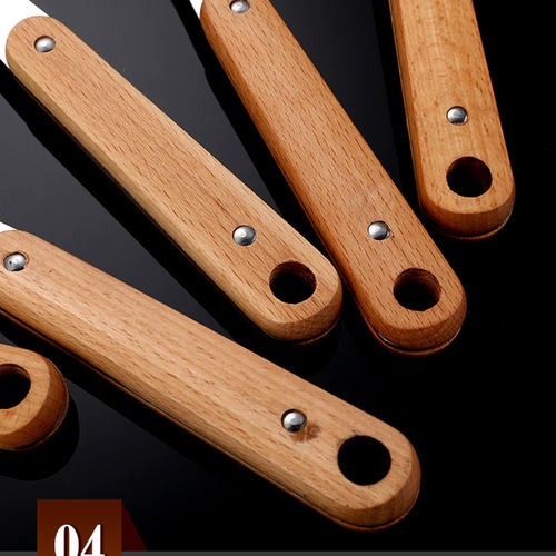 锅铲手把木质可放锅沿