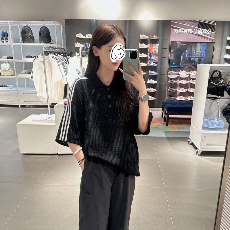 一折专区丨品牌折扣丨宽松夏季短袖t恤男女同款【镂空网眼工艺】