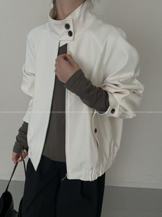 【知识分子风】复古美式洗水棉老干部外套女