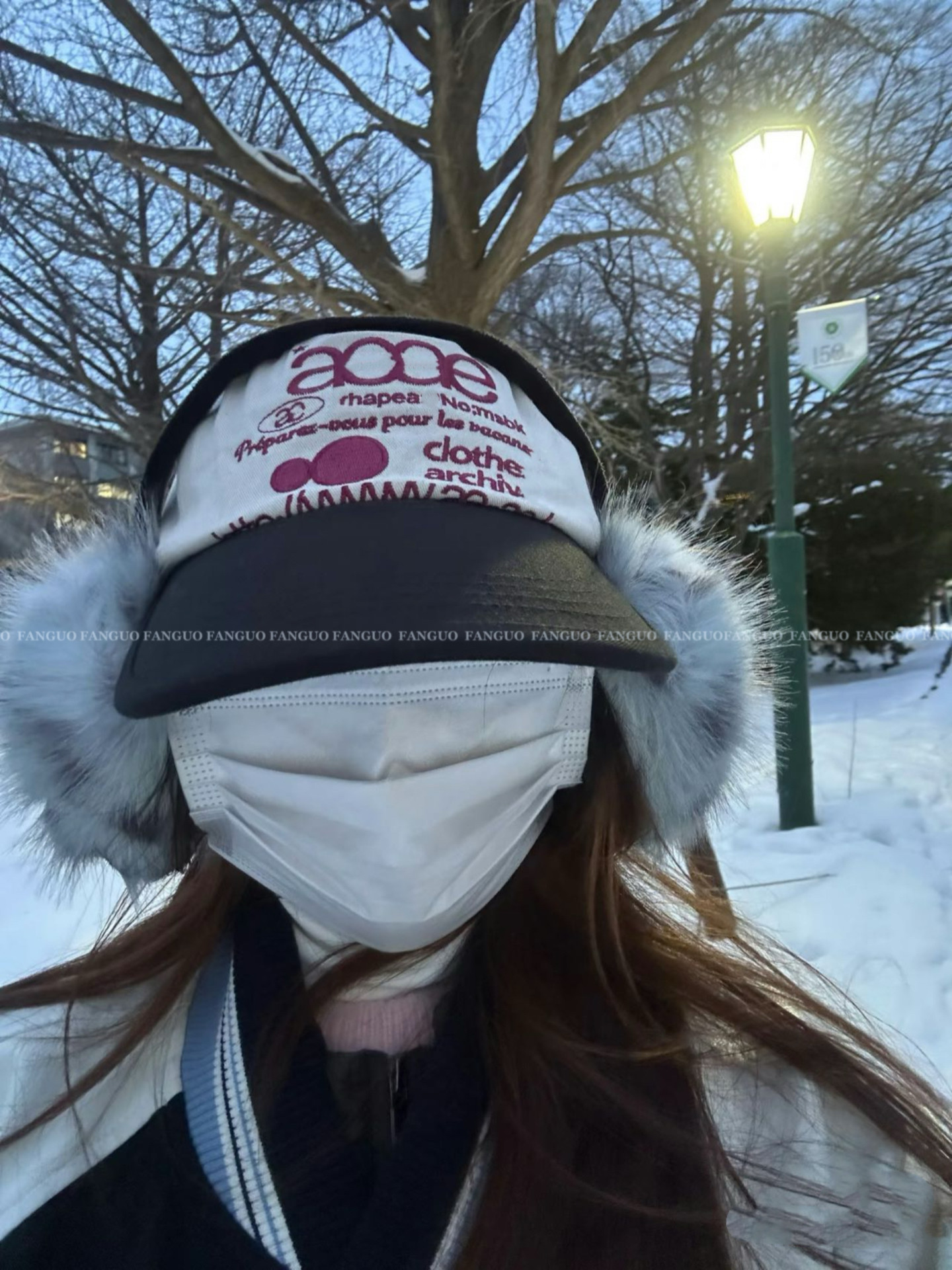 韩国aea* 巨显脸小！复古美式撞色刺绣棒球帽鸭舌帽女