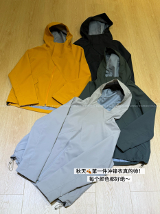 大P订单！三防户外山系保暖软壳衣魔术贴连帽冲锋衣外套男女