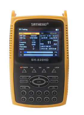 Sathero SH820HD 寻星仪 DVB-S2/T2调星仪  Satellite Finder