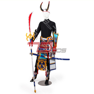 79cos FATE FGO炼狱弓巴御前全身甲片头角全部武器cos精品道具