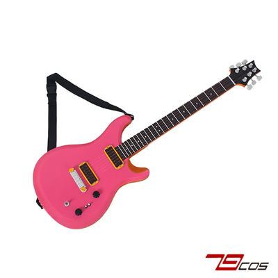 79cos摇滚是淑女的嗜好铃之宫莉莉纱吉他cosplay道具定制武器装备