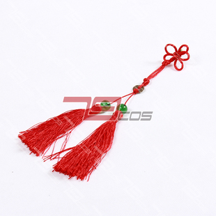 79COS鬼灯的冷彻白泽耳坠饰品精品动漫游戏COSPLAY道具定做 1932