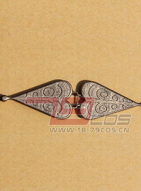 79COS冰雪奇缘Frozen安娜Anna饰品扣子首饰搭配cosplay道具服配件