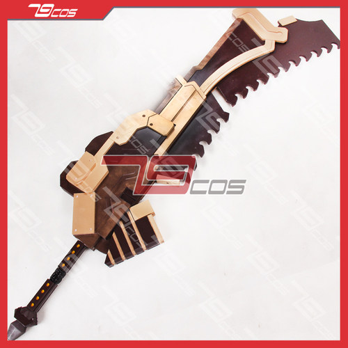 79COS噬神者索玛希克扎尔神机大剑棕色版装备制作COSPLAY道具超值