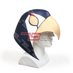 79cos鸟头面具面罩万圣节表演人气装备纯手工制作cosplay道具2831