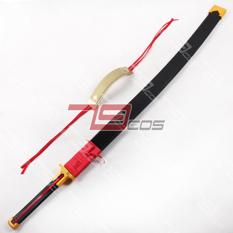 79COS狂战传说六郎命之太刀无刀片COSPLAY精品游戏武器道具定做