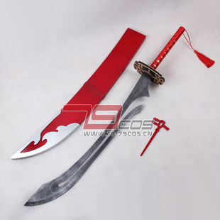 79cos推荐DMMD dramatical murder红雀刀和头饰cos道具定做0149