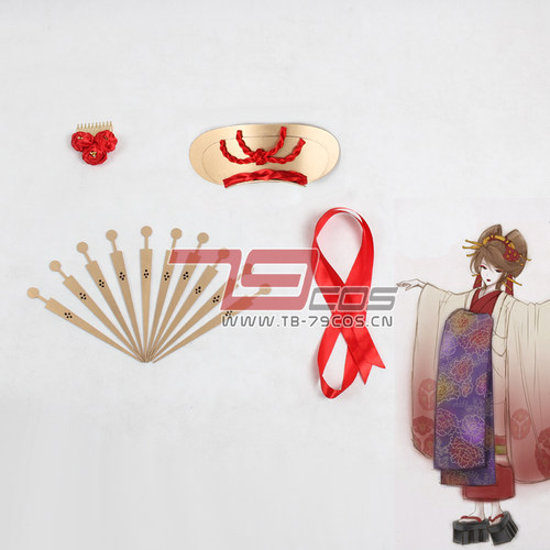 79cos道具Vocaloid大姐MEIKO千本樱精品动漫cosplay头饰定做 0098