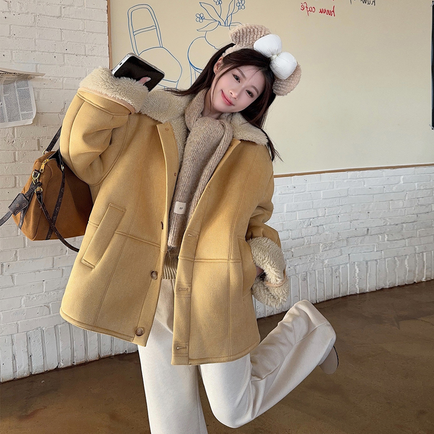 大码女装冬季新款韩版宽松外套